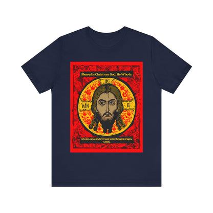 Icon Made-Without-hands (Mandylion/Image of Edessa) IconoGraphic No. 1 | Orthodox Christian T-Shirt