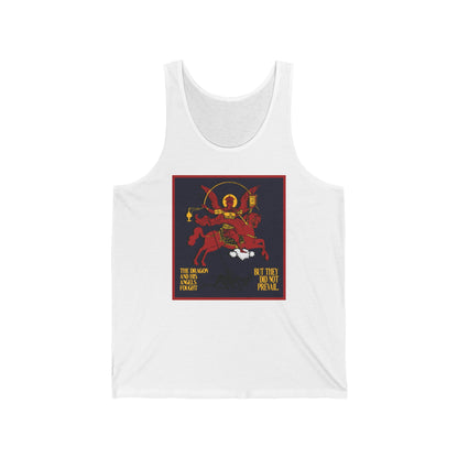 Archangel Michael of the Apocalypse No. 2 (Revelation 12:7-8) | Orthodox Christian Jersey Tank Top / Sleeveless Shirt