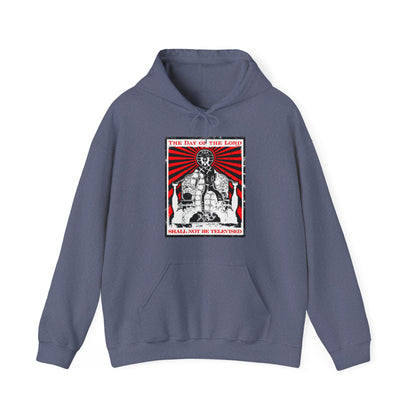 The Day of the Lord Shall Not Be Televised | Jesus Christ Enthroned Iconographic | Second Coming | Revelation | Orthodox Christian Hoodie