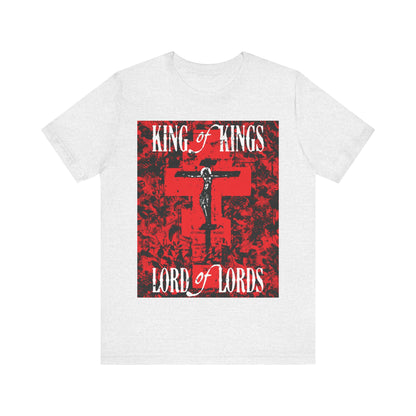 King of Kings, Lord of Lords (Jesus Christ Crucifix IconoGraphic) No. 1 | Orthodox Christian T-Shirt