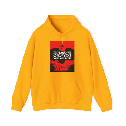 What You Are, I Once Was. What I Am, You Will Be | Memento Mori | Red Skull Remembrance of Death | Orthodox Christian Hoodie