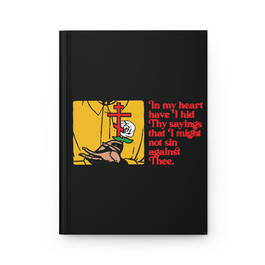 In My Heart Have I Hid Thy Sayings (Psalm 117/118) 1 | Orthodox Christian Hardcover Journal