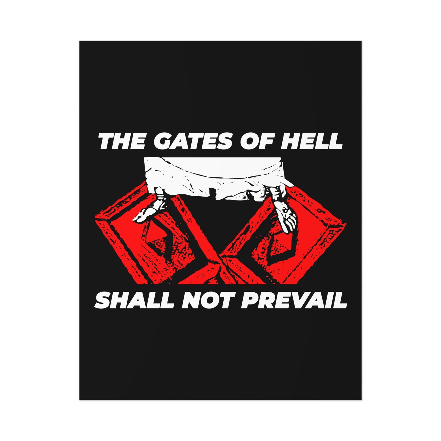 The Gates of Hell Shall Not Prevail No. 2 |  Orthodox Christian Art Poster