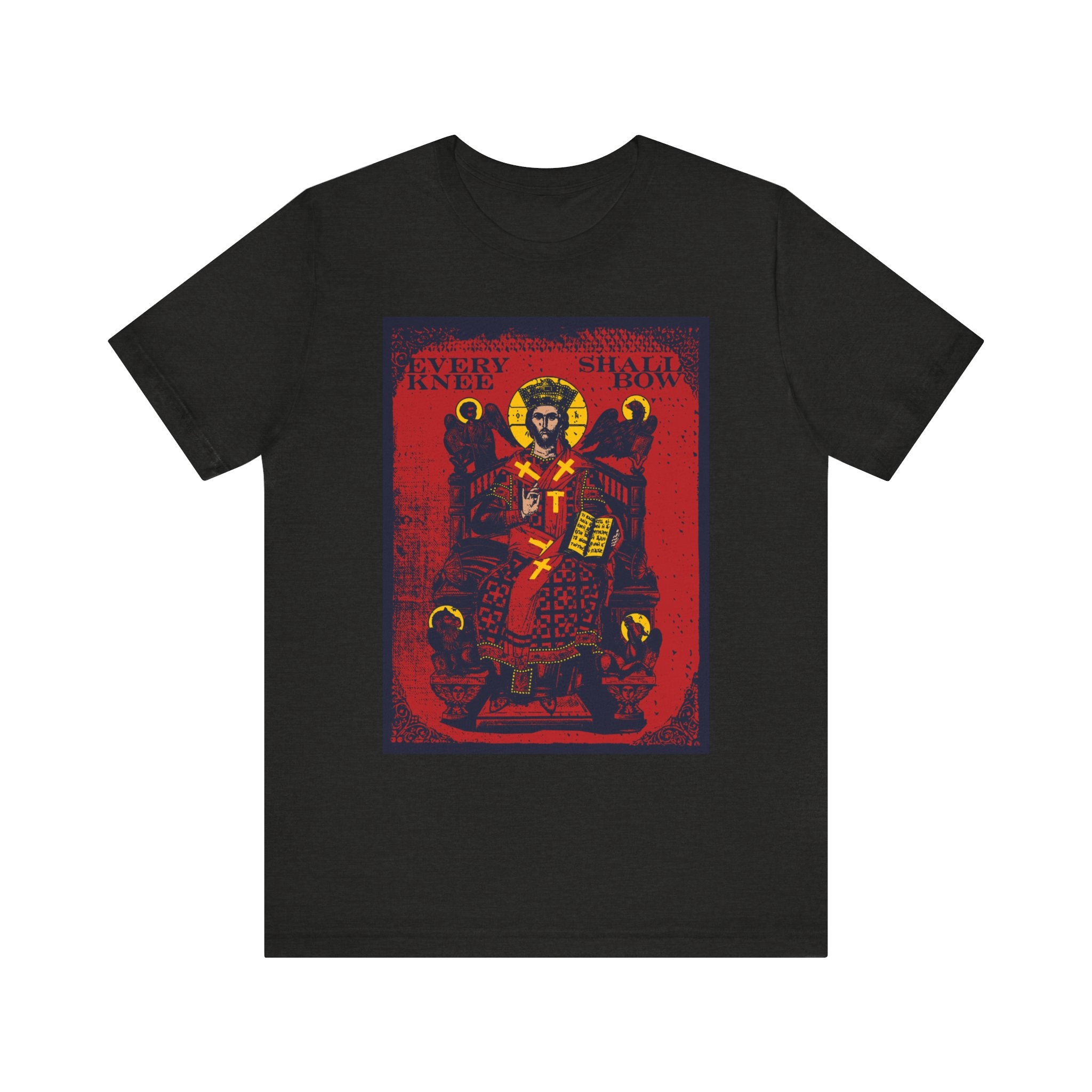 Every Knee Shall Bow (Jesus Christ IkonoGraphic) Orthodox T-Shirt