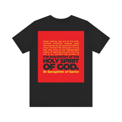 Acquisition of the Holy Spirit (St Seraphim of Sarov) No. 1 | Orthodox Christian Double-Sided T-Shirt