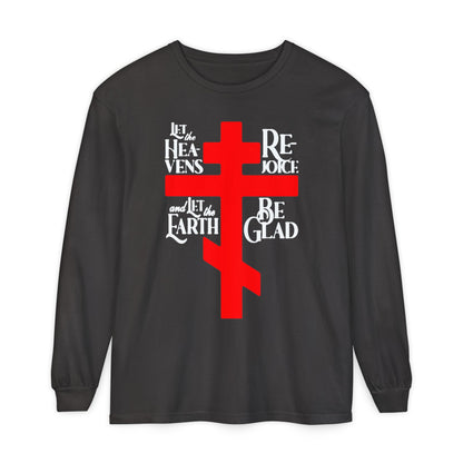 Let the Heavens Rejoice | Psalm 96 (95 Septuagint) | Orthodox Christian Liturgical Hymn | Russian Cross | Orthodox Christian Long Sleeve Shirt