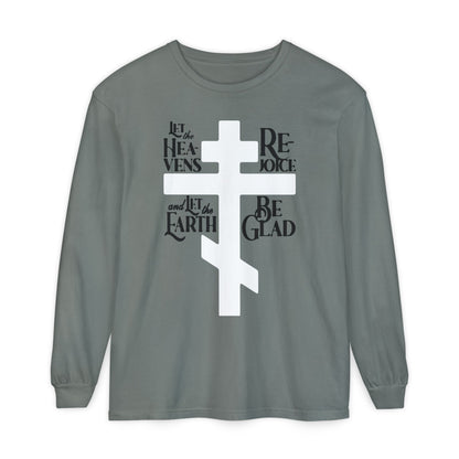 Let the Heavens Rejoice | Psalm 96 (95 Septuagint) | Orthodox Christian Liturgical Hymn | Russian Cross | Orthodox Christian Long Sleeve Shirt