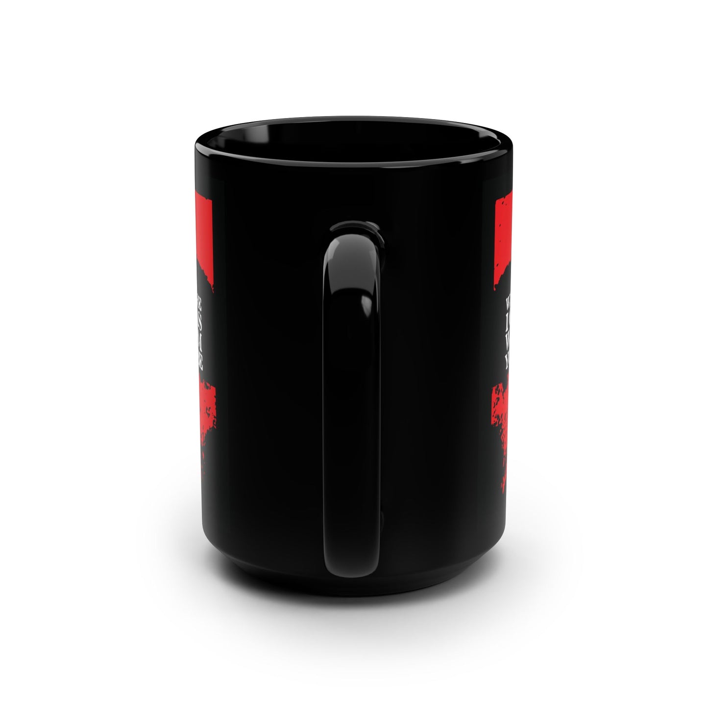 What You Are, I Once Was. What I Am, You Will Be | Memento Mori | Red Skull Remembrance of Death | Orthodox Christian Black Mug