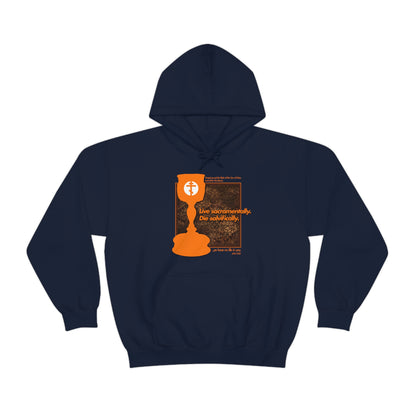 Live Sacramentally, Die Salvifically No. 3 | Orthodox Christian Hoodie / Hooded Sweatshirt