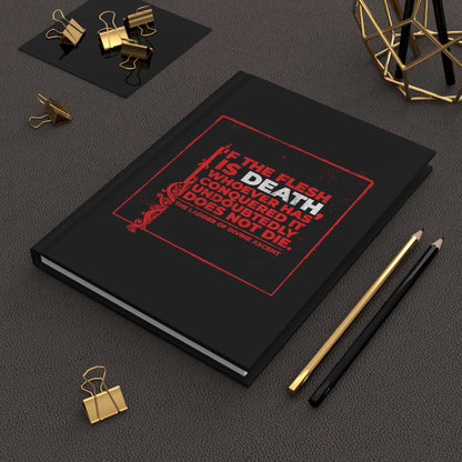 If the Flesh is Death (Ladder of Divine Ascent) No. 2 | Orthodox Christian Accessory | Hardcover Journal