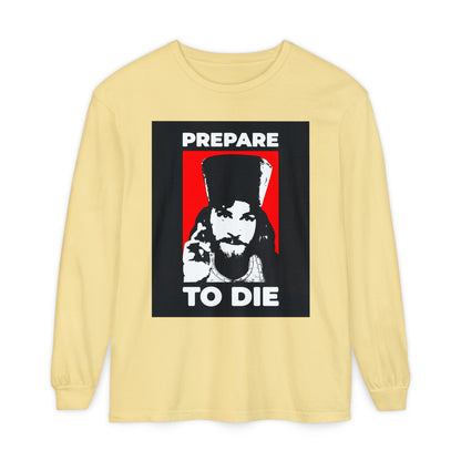 Prepare to Die | Remember You Will Die | Inigo Montoya as Orthodox Priest Giving a Blessing | Orthodox Christian Long Sleeve Shirt