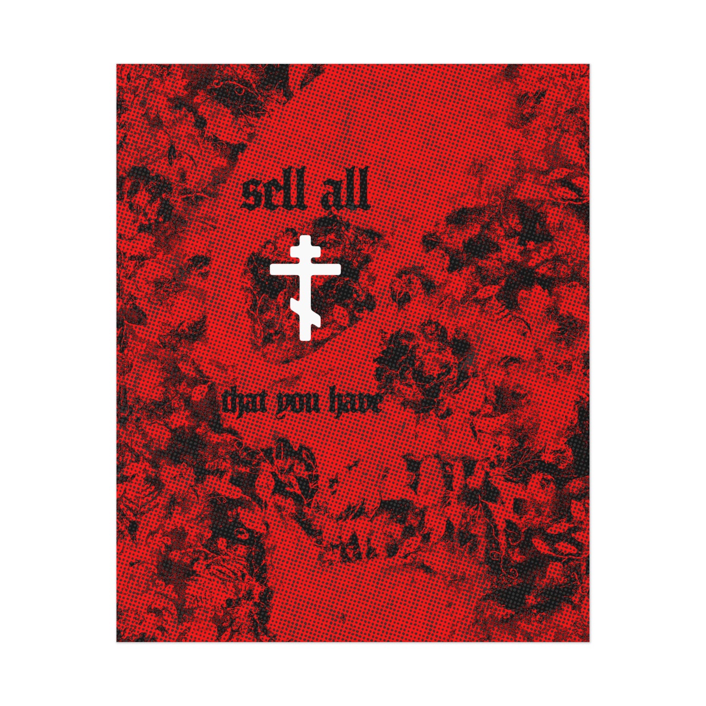 Sell All That You Have (Matthew 19:21) No. 3 | Orthodox Christian Art Poster