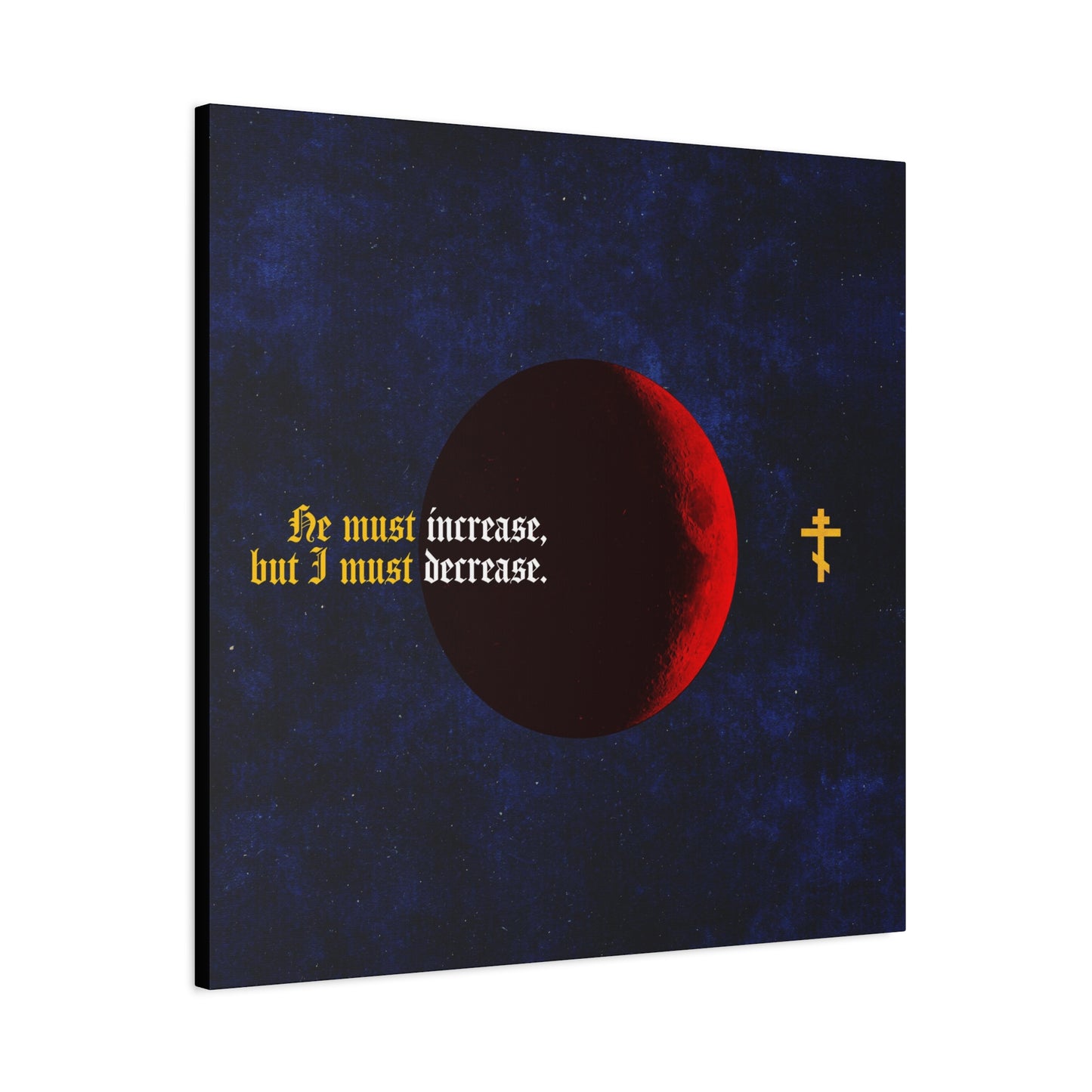 He Must Increase, and I Must Decrease No. 1 | Orthodox Christian Canvas Art