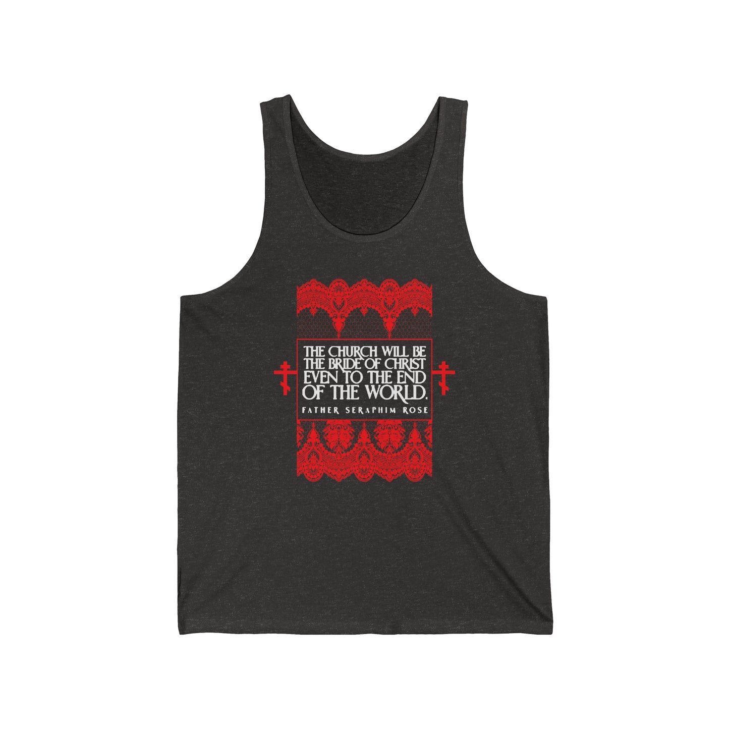 The Church Will Be the Bride of Christ No. 2 | Orthodox Christian Jersey Tank Top / Sleeveless Shirt