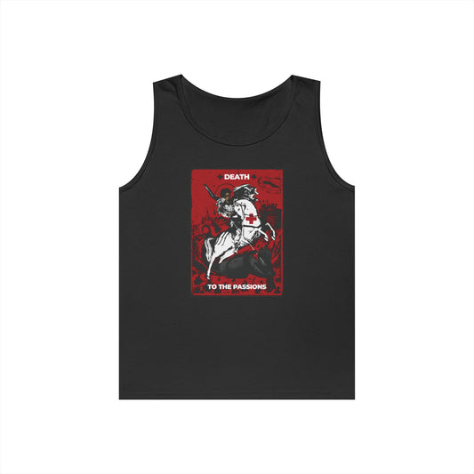 St George Slaying the Dragon | Death to the Passions | Unseen Warfare | Ascetic Orthodox Christianity | Heavyweight Cotton Unisex T-Shirt
