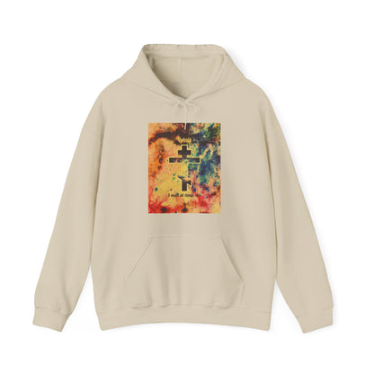 Behold, I Make All Things New (Revelation 21:5) | Cosmic Orthodox Cross On Inverted Starfield | Second Coming | Orthodox Christian Hoodie