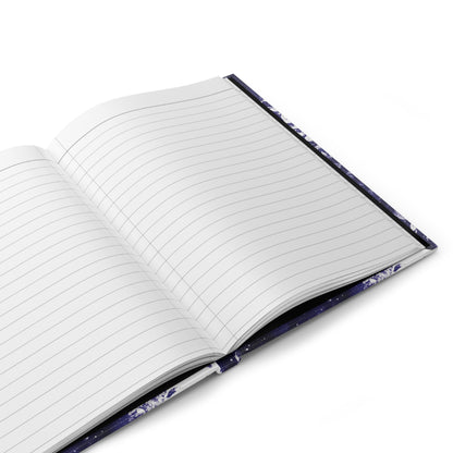 The First-Born of the Dead | Glowing White & Blue Textured Cosmic Orthodox Cross | Resurrection & Apocalypse | Orthodox Hardcover Journal