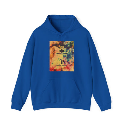 Behold, I Make All Things New (Revelation 21:5) | Cosmic Orthodox Cross On Inverted Starfield | Second Coming | Orthodox Christian Hoodie