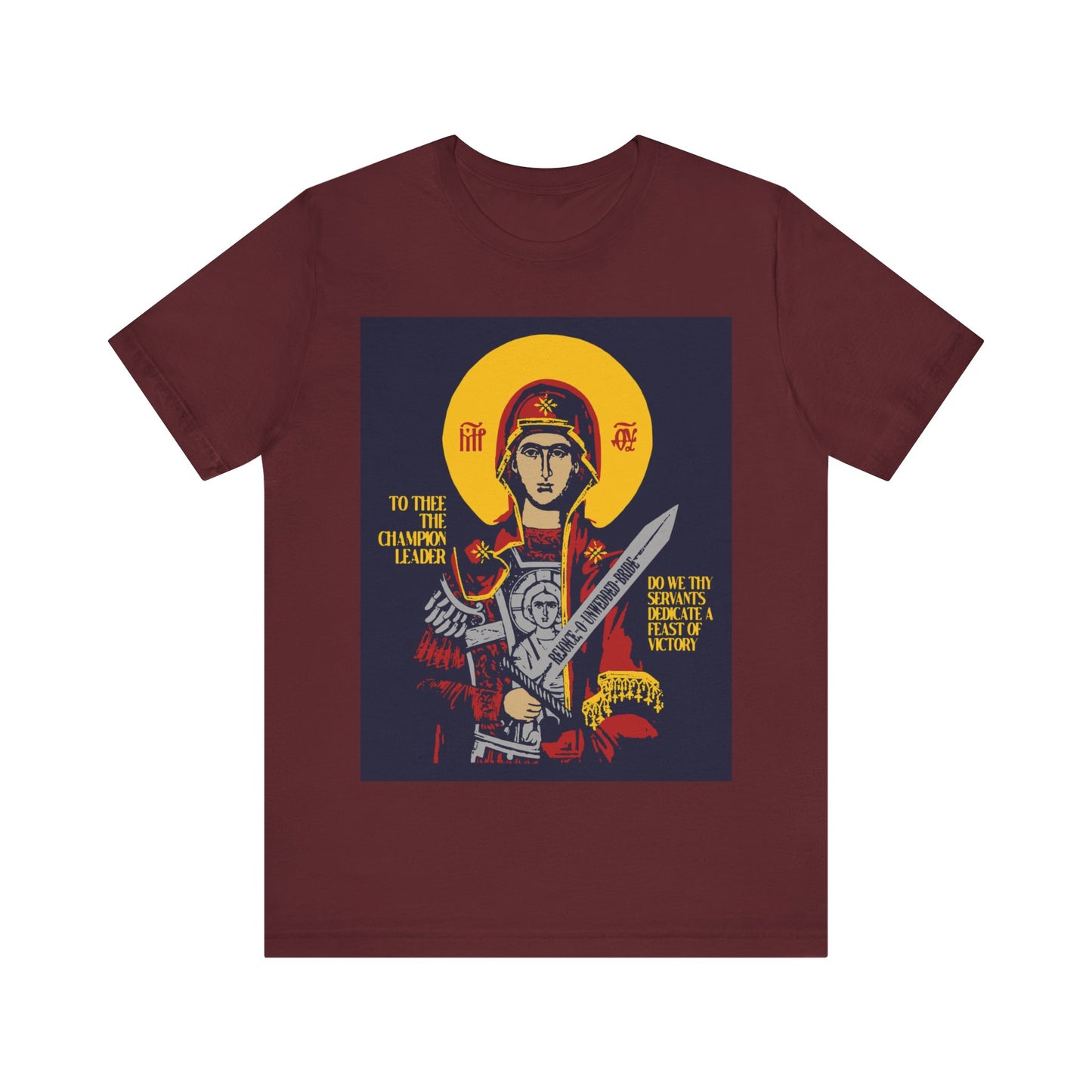 To Thee the Champion Leader No. 1 | Orthodox Christian T-Shirt