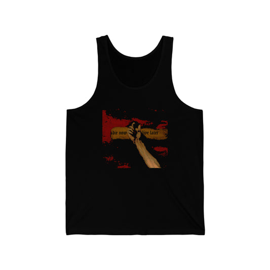 Die Now, Live Later No. 2 | Orthodox Christian Jersey Tank Top / Sleeveless Shirt