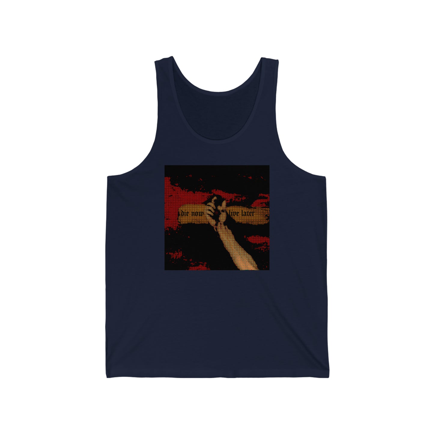 Die Now, Live Later No. 2 | Orthodox Christian Jersey Tank Top / Sleeveless Shirt