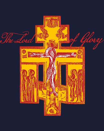 The Lord of Glory | Russian Golgotha Crucifix IconoGraphic | 1 Corinthians 2:8 | Orthodox Christian Hoodie