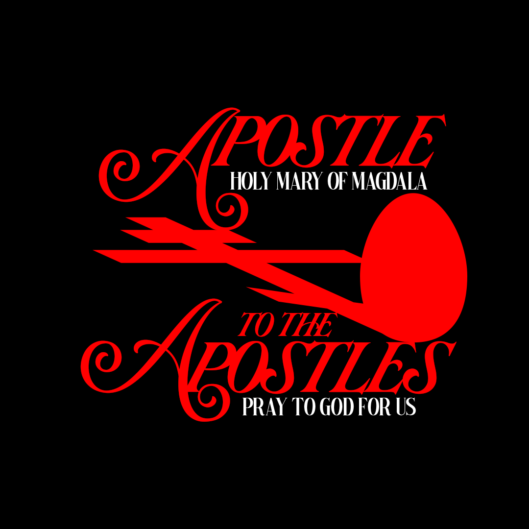 Apostle to the Apostles (St. Mary Magdalene) No. 1  | Orthodox Christian Hoodie / Hooded Sweatshirt