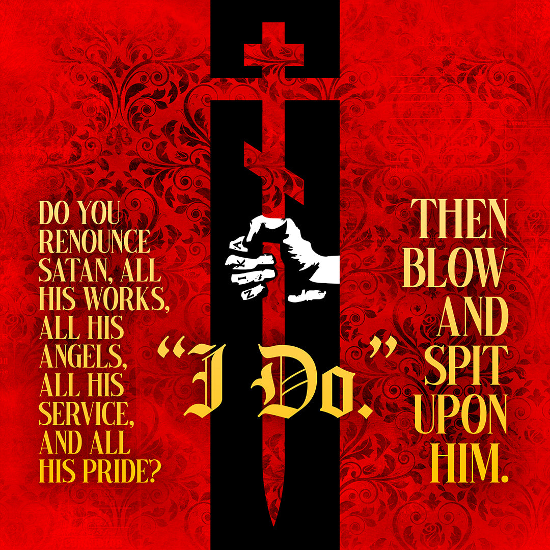 Do You Renounce Satan? (Catechumen Prayers) No. 1 | Orthodox Christian Jersey Tank Top / Sleeveless Shirt