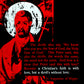 The Devil's Faith is Without Love (St. Peter, St. Augustine) No. 1 | Orthodox Christian T-Shirt