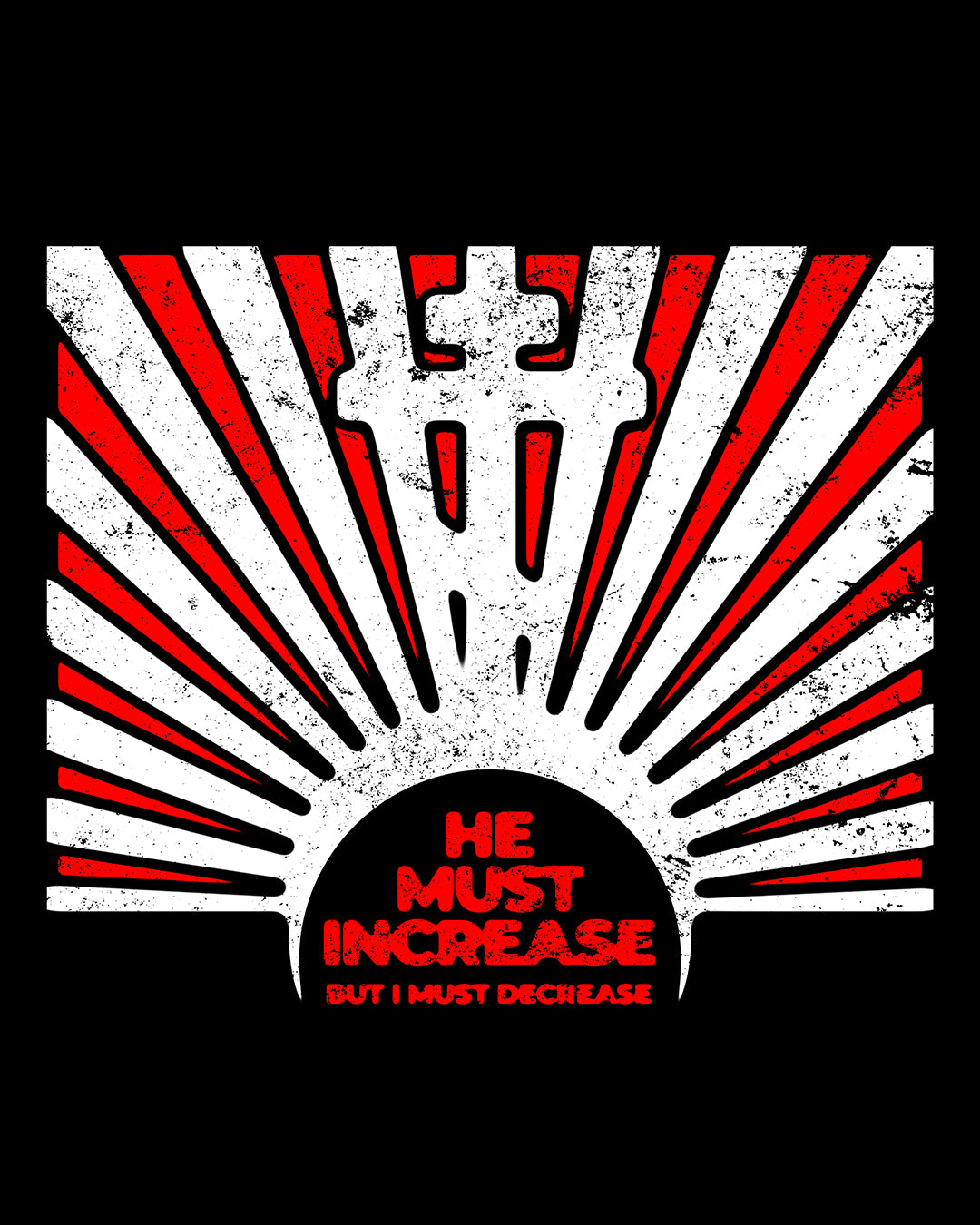 He Must Increase, but I Must Decrease No. 2 | Orthodox Christian T-Shirt
