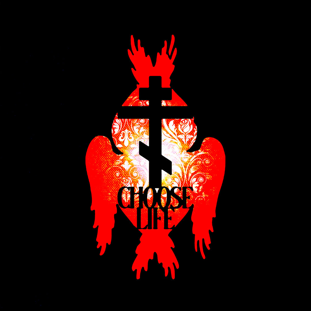 Choose Life No. 2 (Angel Wings) | Orthodox Christian Hoodie / Hooded Sweatshirt