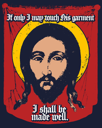 If Only I May Touch His Garment (Matthew 9:21) No. 1 | Orthodox Christian Hoodie