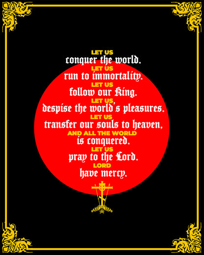 Let Us Conquer the World (St John Chrysostom) No.1 | Orthodox Christian T-Shirt