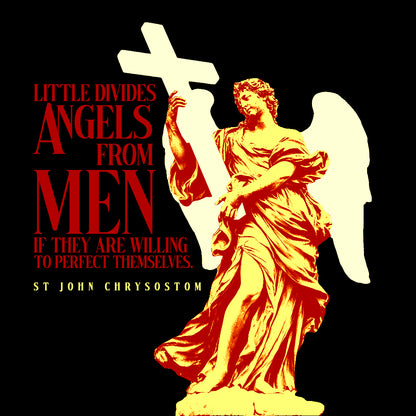 Little Divides Angels from Men No. 1 | Orthodox Christian T-Shirt