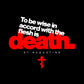 To Be Wise In Accord With the Flesh is Death (St Augustine) No. 1 | Orthodox Christian T-Shirt