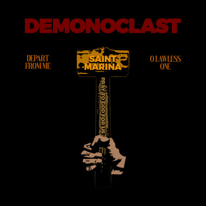 Demonoclast No. 1 (St. Marina's Hammer)  | Orthodox Christian Hoodie / Hooded Sweatshirt