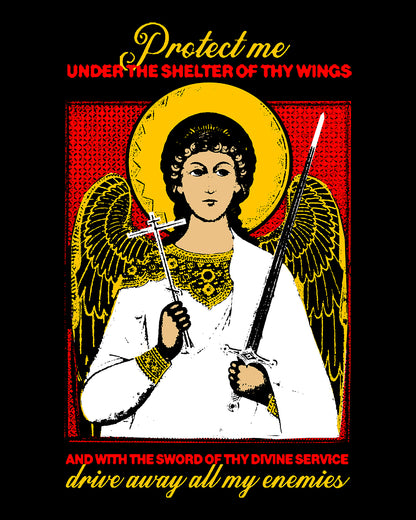 Holy Guardian Angel IconoGraphic No. 1 | Orthodox Christian T-Shirt