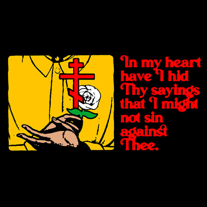 In My Heart Have I Hid Thy Sayings (Psalm 117/118) 1 | Orthodox Christian Tank Top