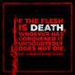 If the Flesh is Death (Ladder of Divine Ascent) No. 2 | Orthodox Christian T-Shirt