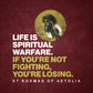 Life is Spiritual Warfare No. 1 | Orthodox Christian Hoodie / Hooded Sweatshirt