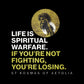 Life is Spiritual Warfare No. 1 (Minimal Design) | Orthodox Christian Hoodie / Hooded Sweatshirt