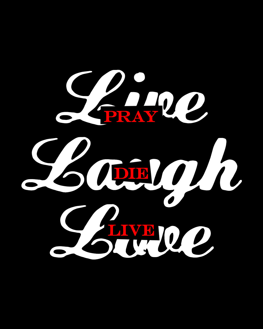 Pray Die Live No. 1 | Orthodox Christian Hoodie / Hooded Sweatshirt
