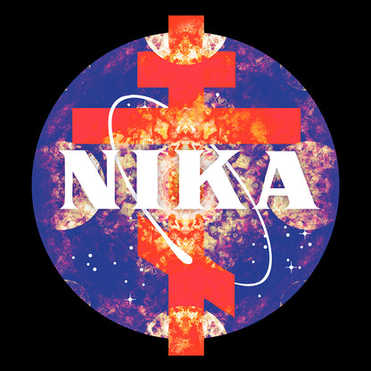 NASA / NIKA Logo Mashup Design No. 2 | Orthodox Christian T-Shirt