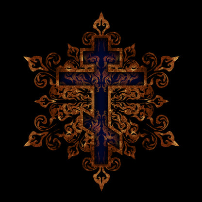 Ornate Cross No. 6 | Orthodox Christian T-Shirt