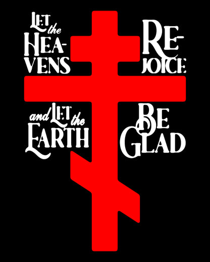 Let the Heavens Rejoice | Psalm 96 (95 Septuagint) | Orthodox Christian Liturgical Hymn | Russian Cross | Orthodox Christian Long Sleeve Shirt