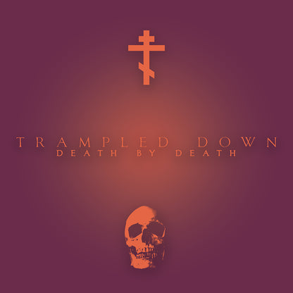 Trampled Down Death By Death No. 1 (Purple Design) | Orthodox Christian T-Shirt