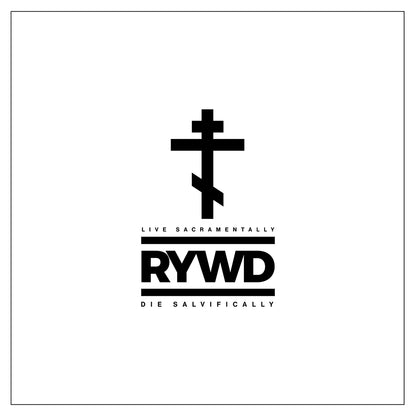 RYWD (Remember You Will Die) (Black Text) Logo Design No. 1 | Orthodox Christian T-Shirt