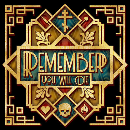 Remember You Will Die: Art Deco Design No.2 | Orthodox Christian T-Shirt