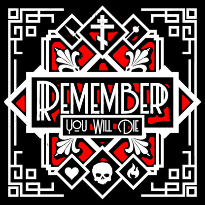 Remember You Will Die: Art Deco Design No.3 | Orthodox Christian Hoodie