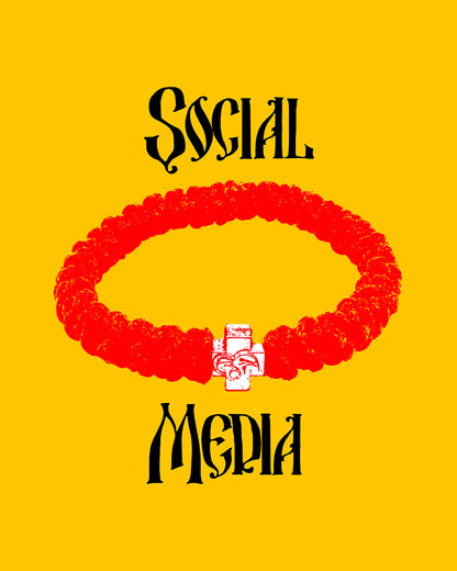 Social Media No. 2 (Prayer Rope)  | Orthodox Christian T-Shirt